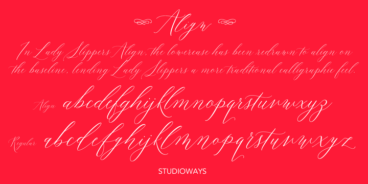 Lady Slippers Family Pack Font Poster #1