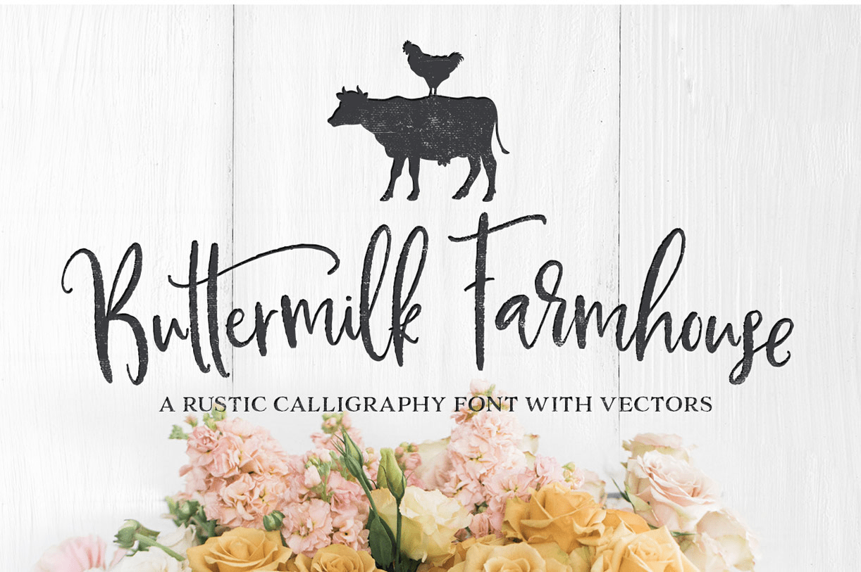 Buttermilk Farmhouse Poster