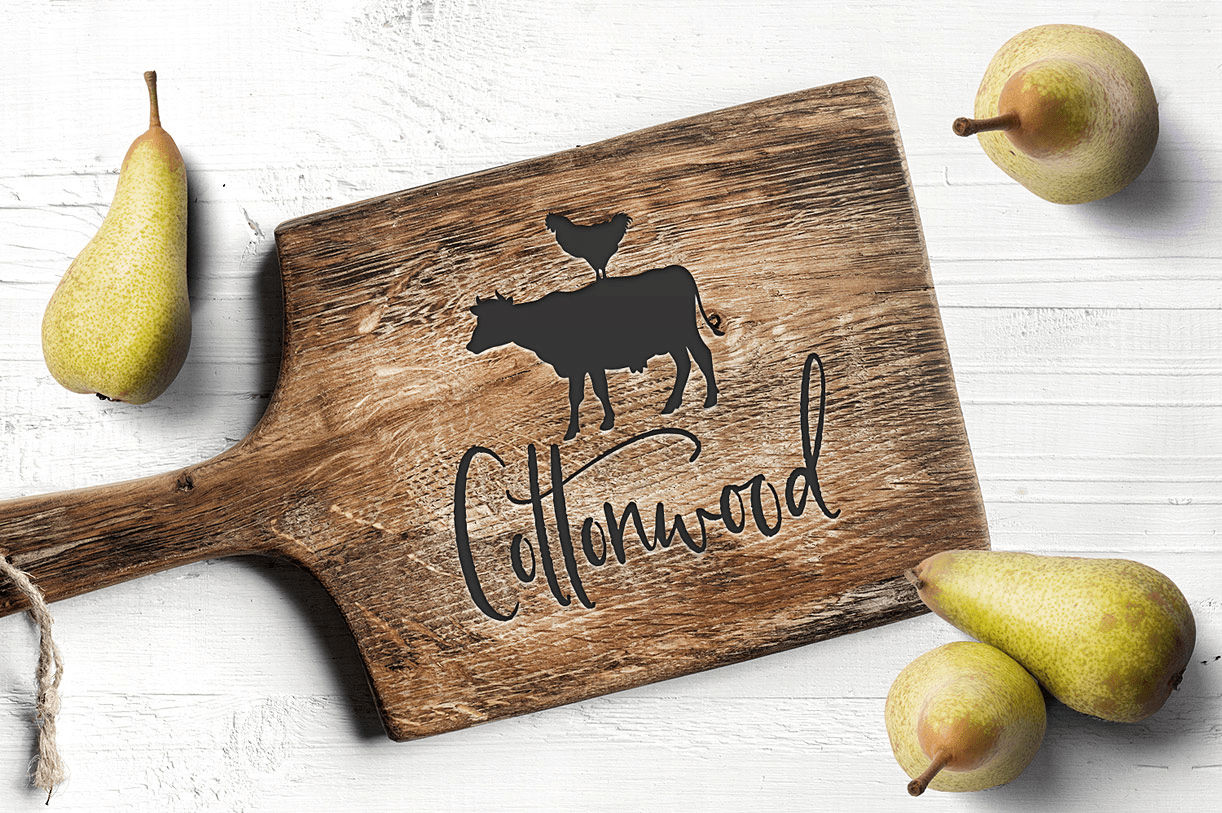 Buttermilk Farmhouse Font Poster #4