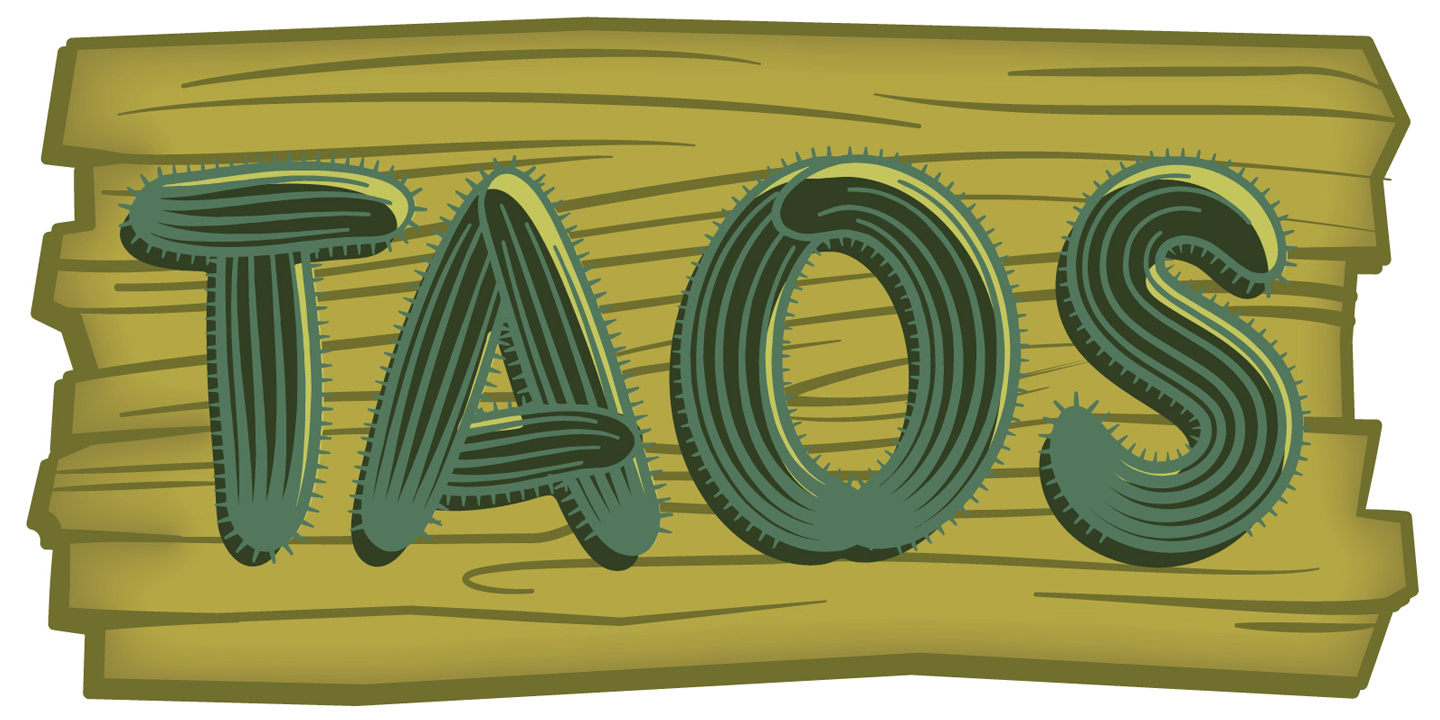 Taos Font Family Poster