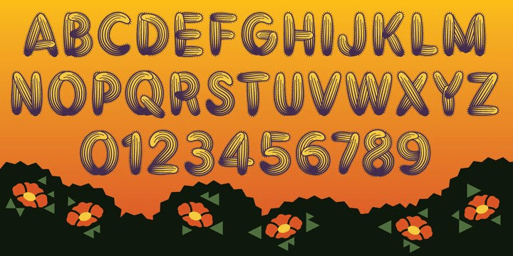 Taos Font Poster #1
