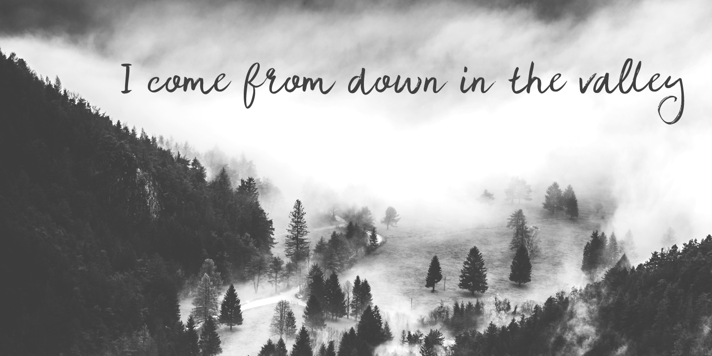 Brouillard Font Poster #1