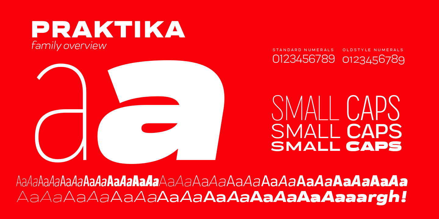 Praktika Font Poster #1