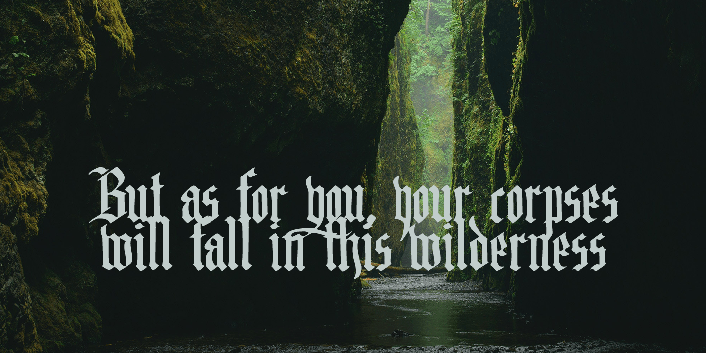 Blackminster Font Poster #1