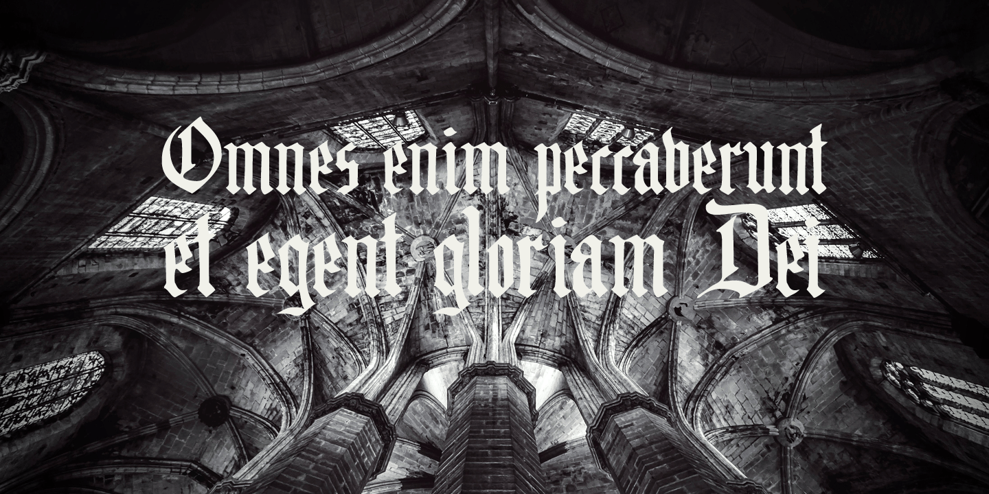 Blackminster Font Poster #1