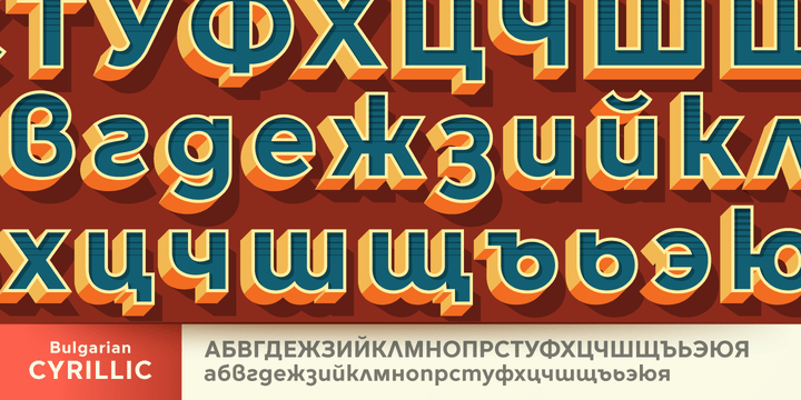 Versatile Bold Family Font Poster #1