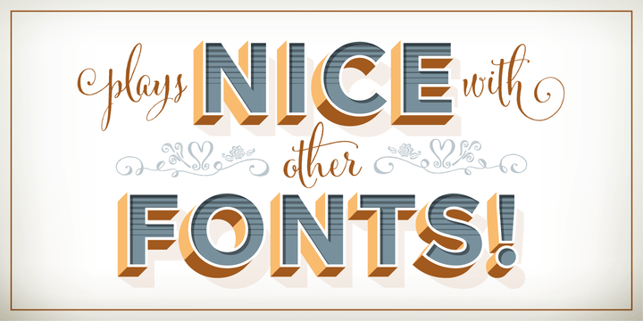 Versatile Bold Family Font Poster #1