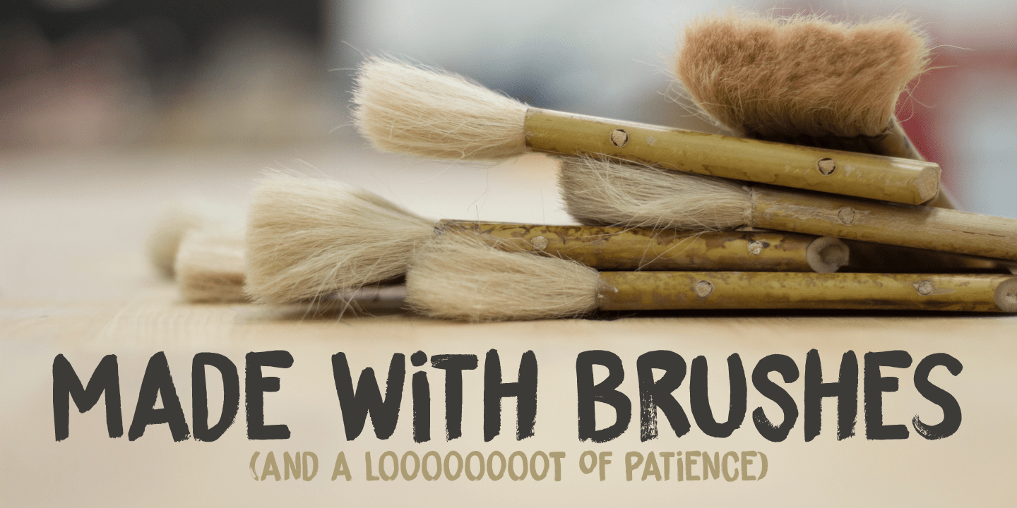 Brushzilla Font Poster #1