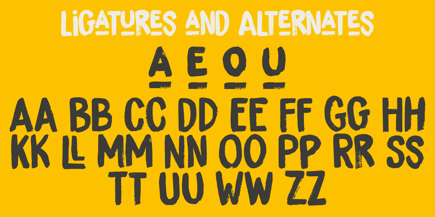 Brushzilla Font Poster #1