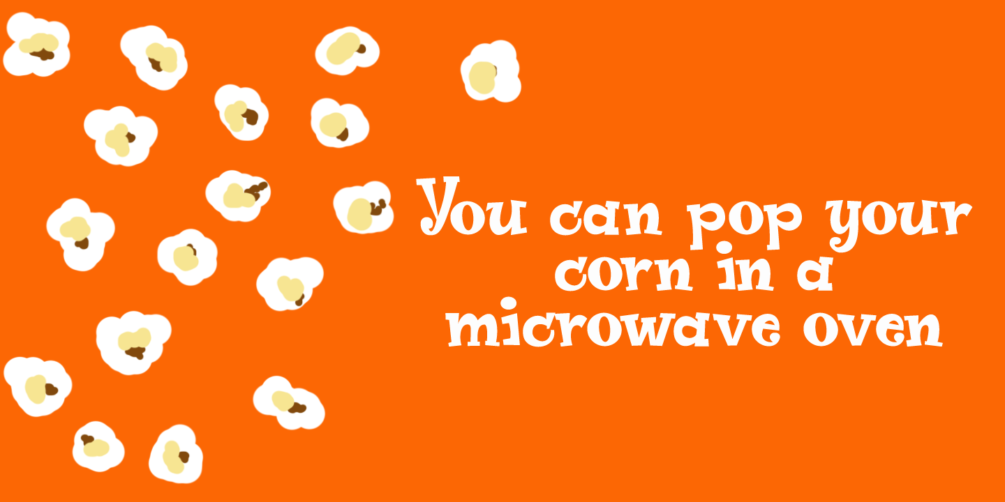 Popty Ping Font Poster #1