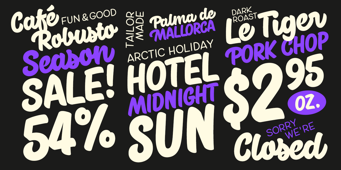 Cherry Complete Font Poster #1