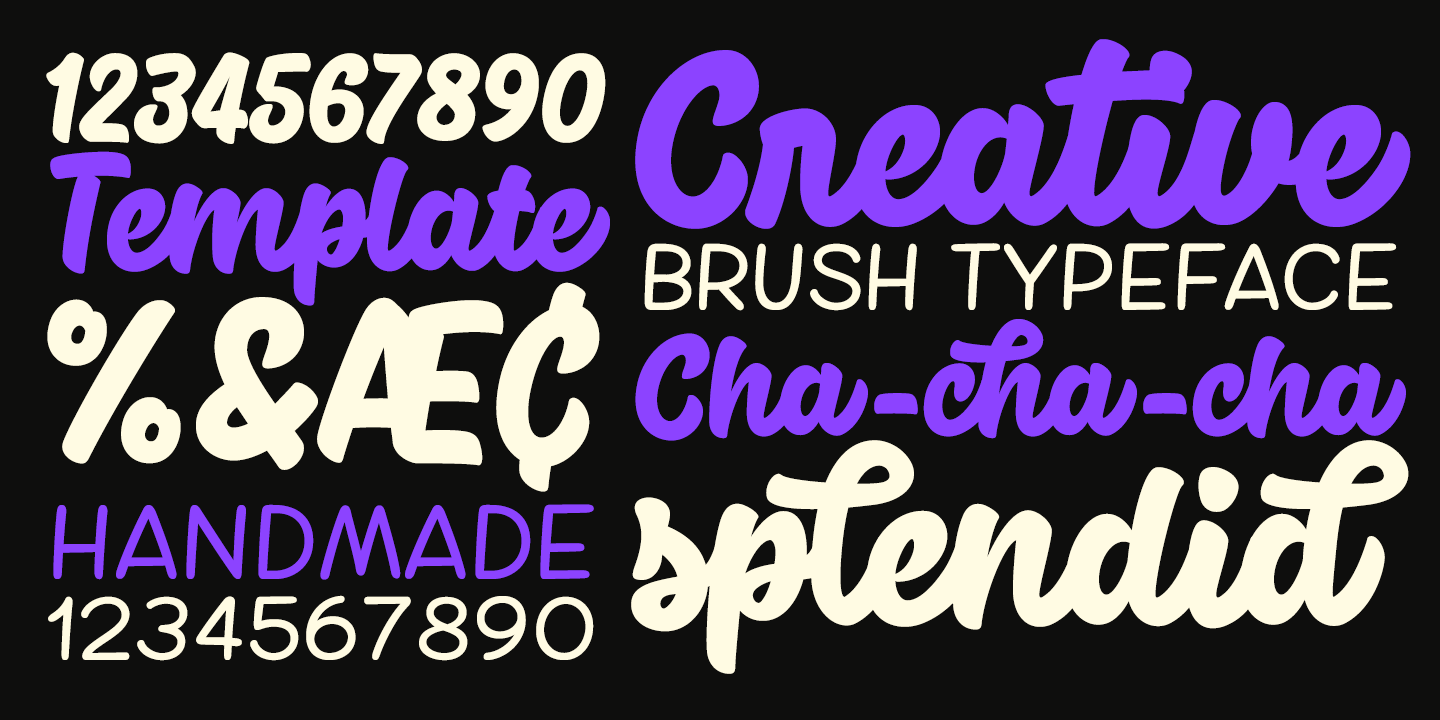 Cherry Complete Font Poster #1