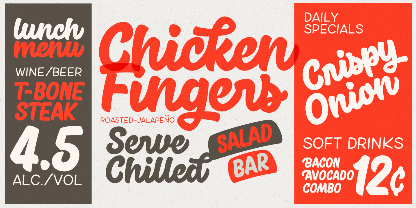 Cherry Complete Font Poster #1