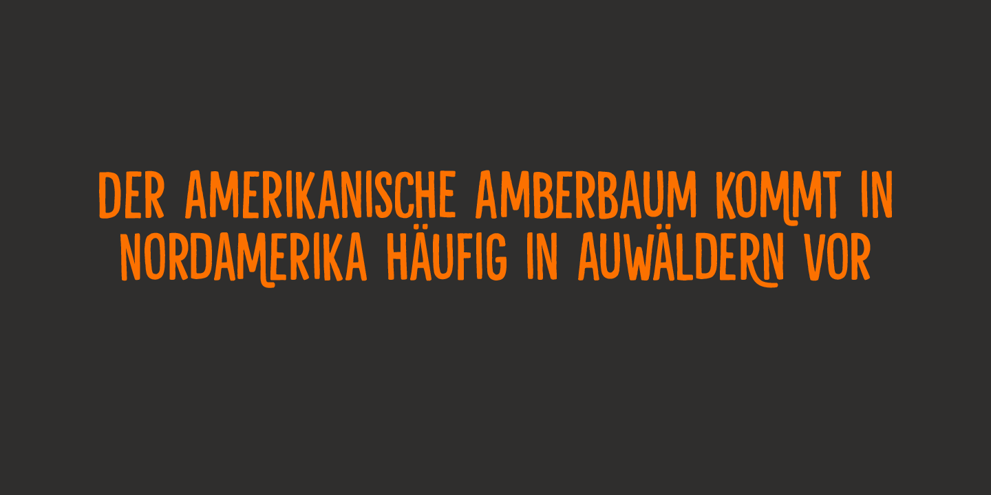 Liquid Amber Font Poster #1