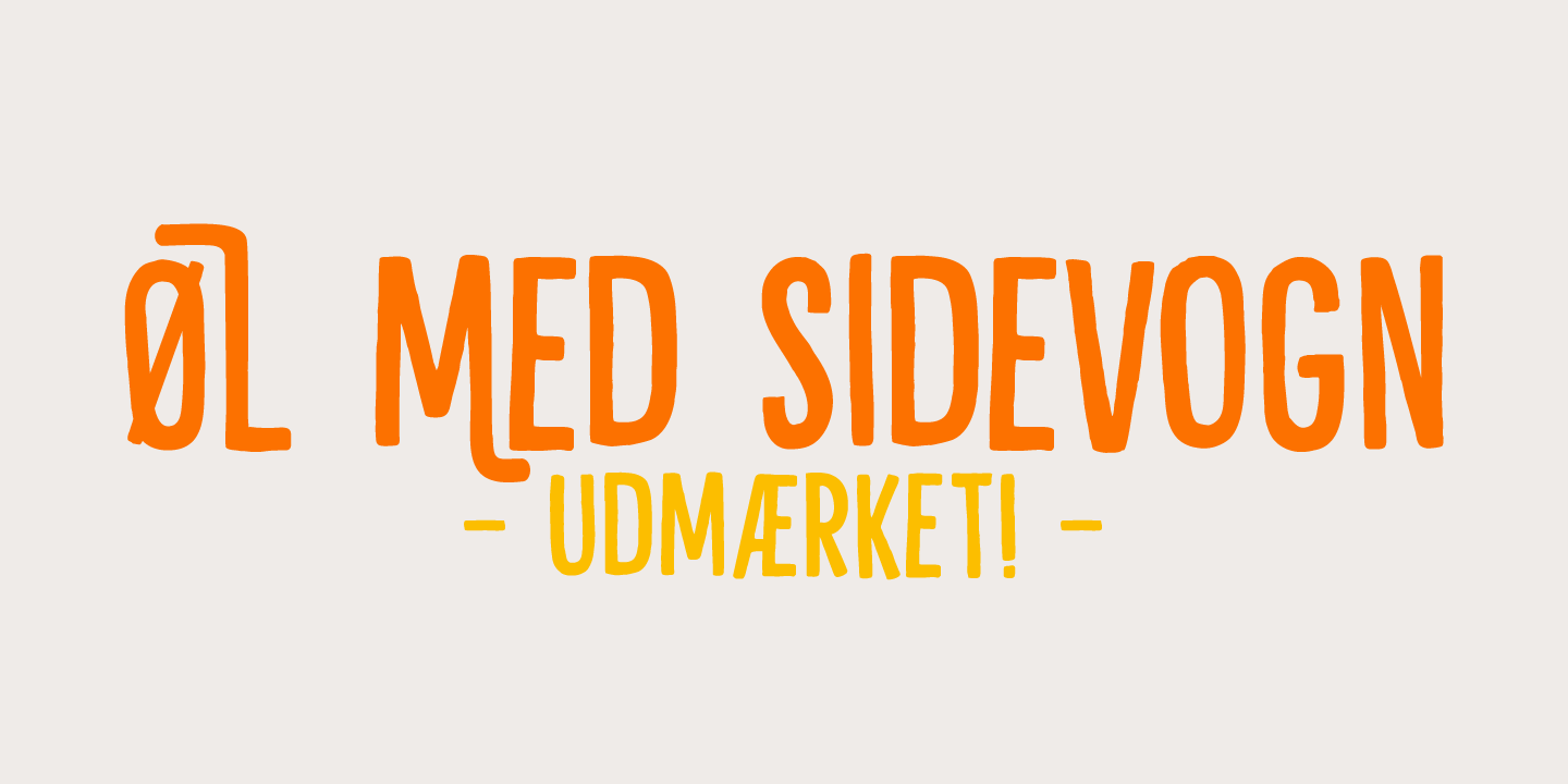 Liquid Amber Font Poster #1