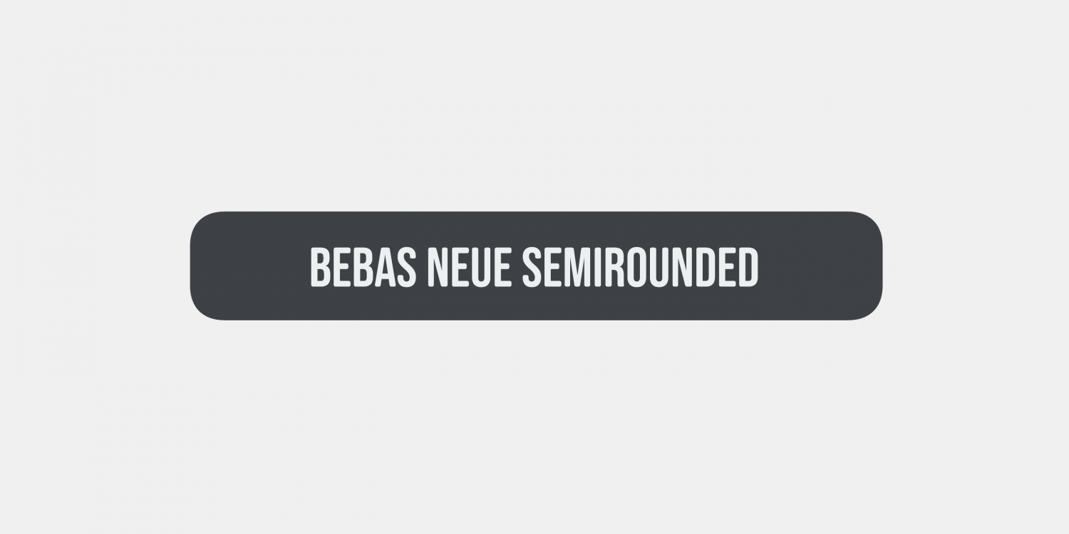 Bebas Neue Semi Rounded Font Poster #1
