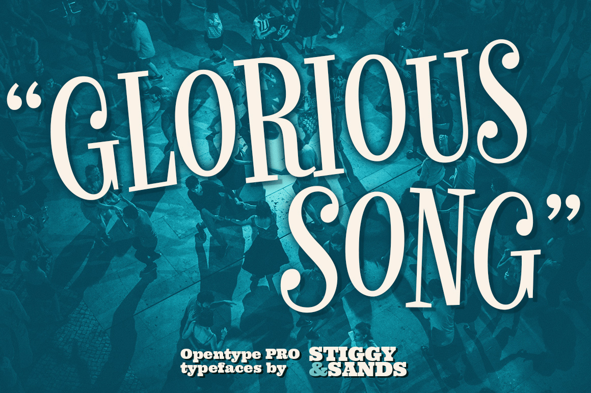 Glorious Song Font Poster #1