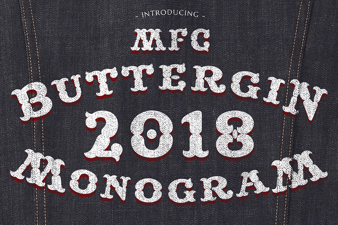 MFC Buttergin Monograms Poster