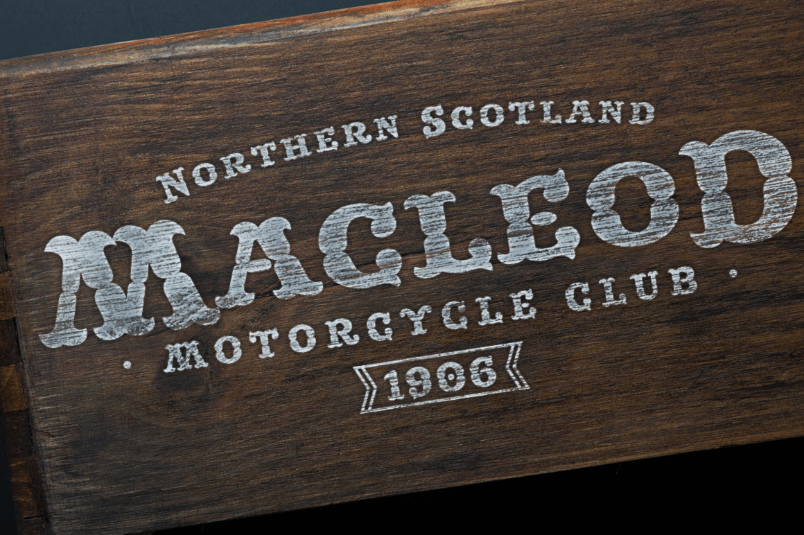 MFC Buttergin Monograms Font Poster #1