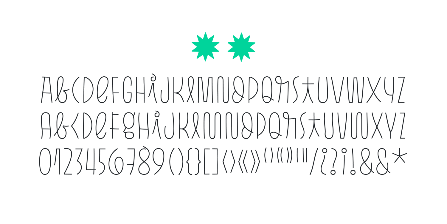 Pasto Font Poster #1