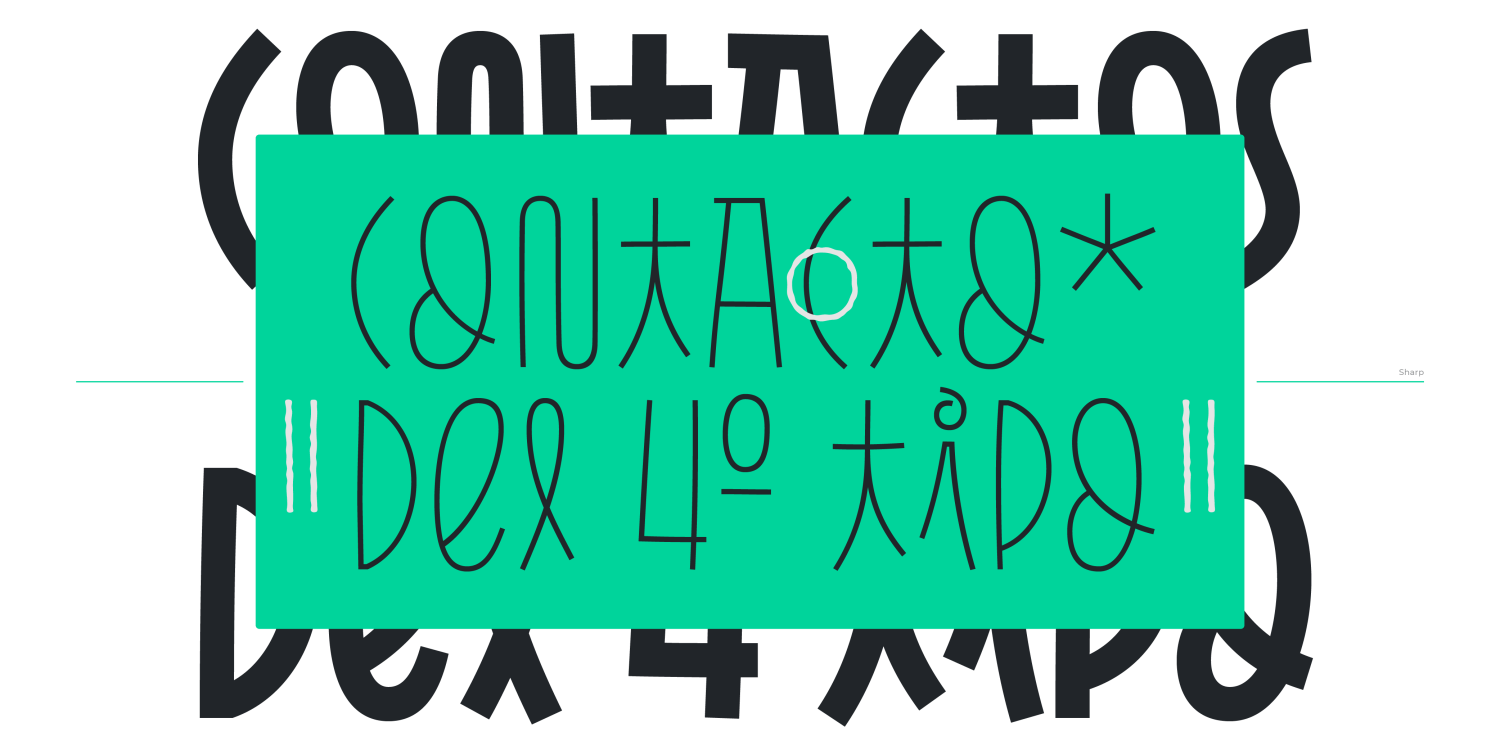 Pasto Font Poster #1