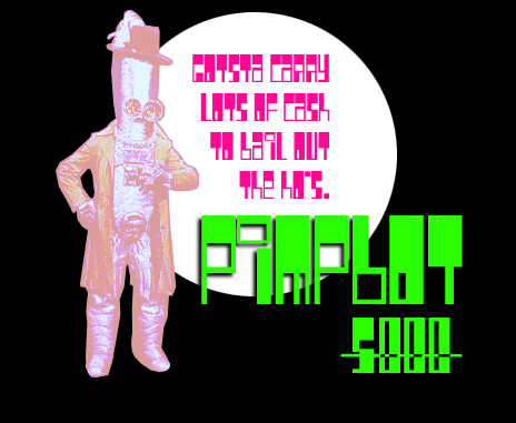 Pimpbot 5000 Font Poster #1