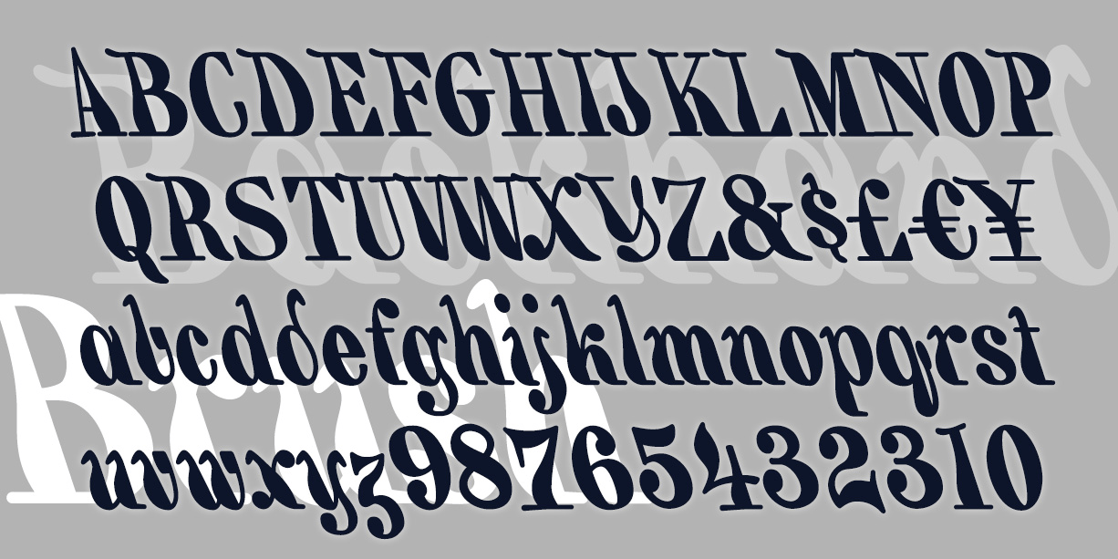 Backhand Brush Font Family Poster