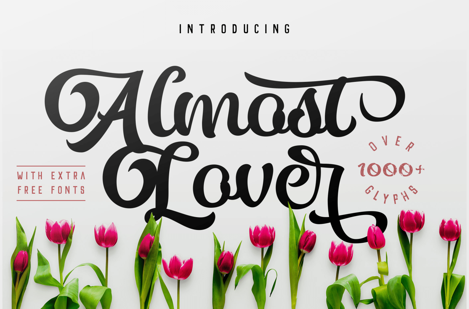 Almost Lover Font Family Poster