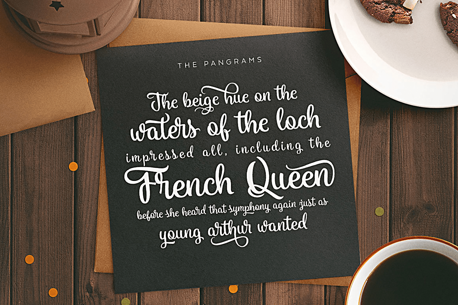 Vanilla Daisy Font Poster #6