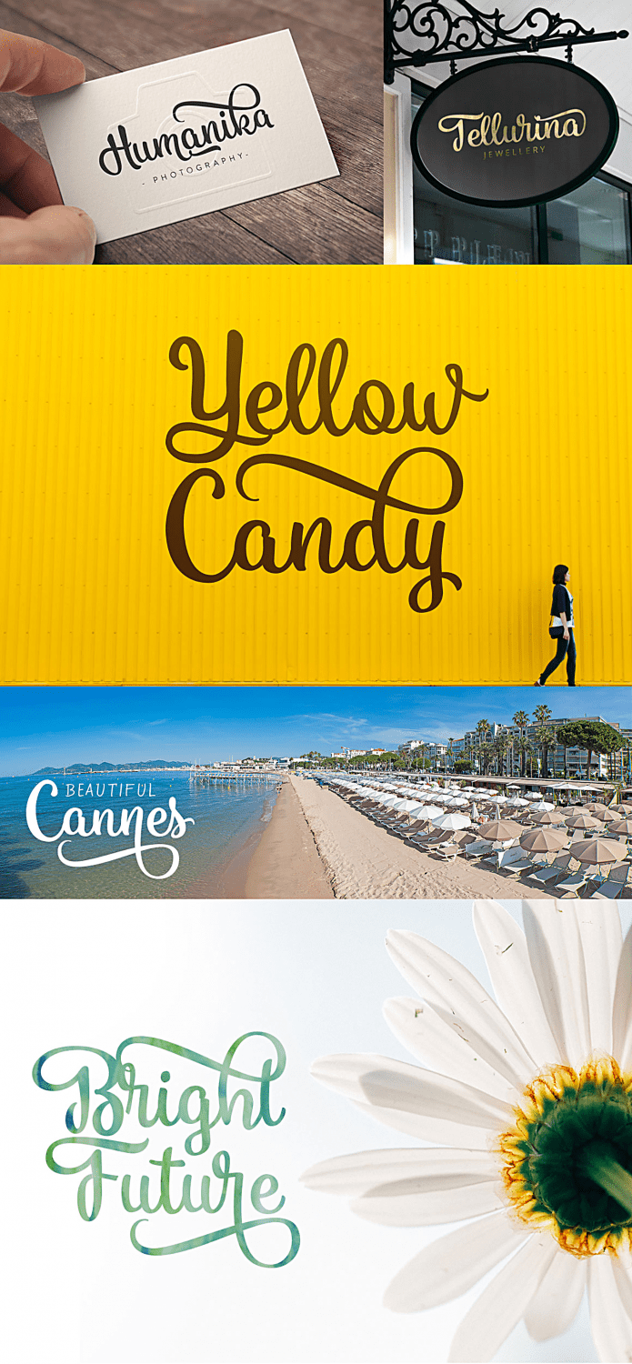 Vanilla Daisy Font Poster #7