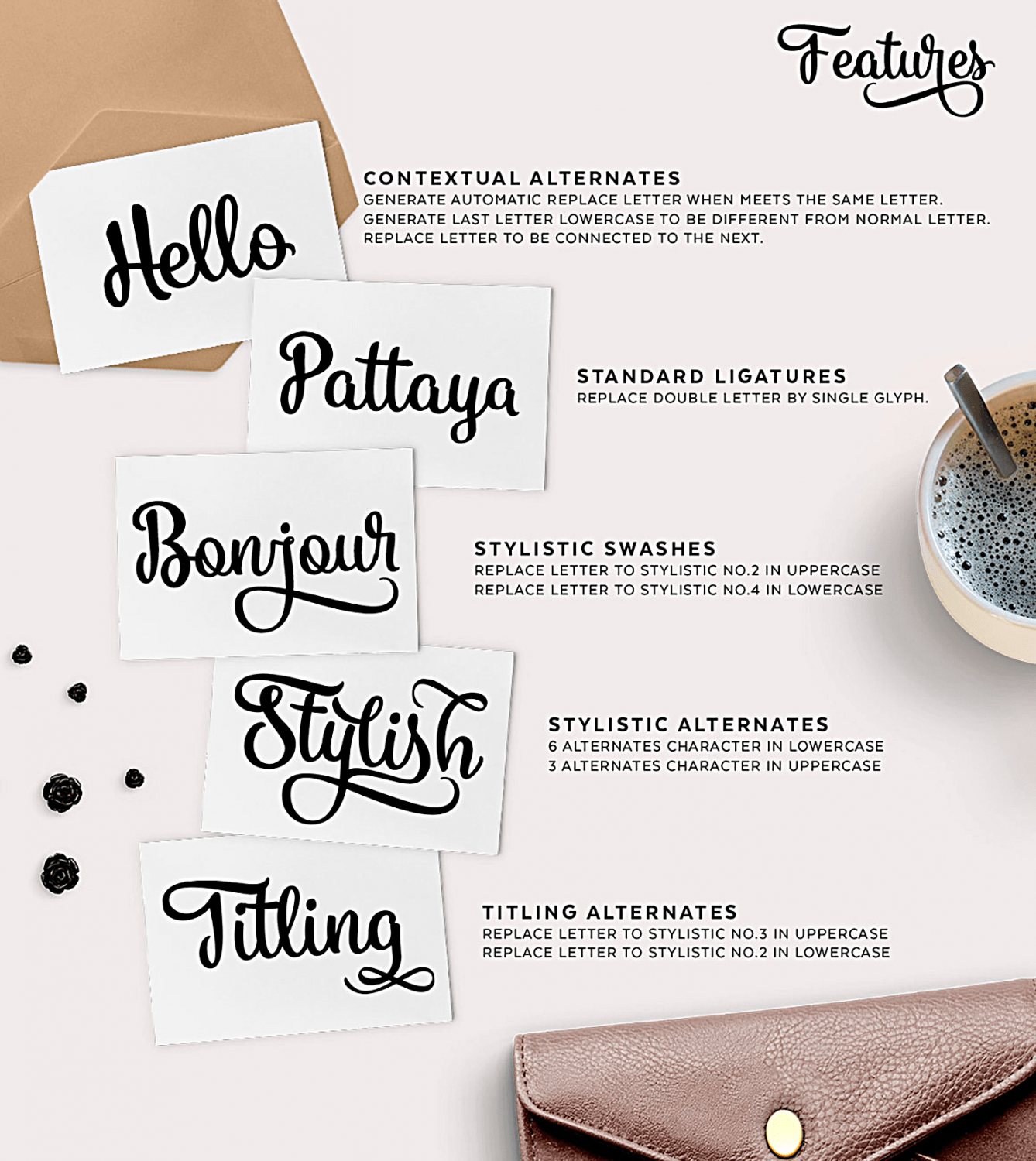 Vanilla Daisy Font Poster #8
