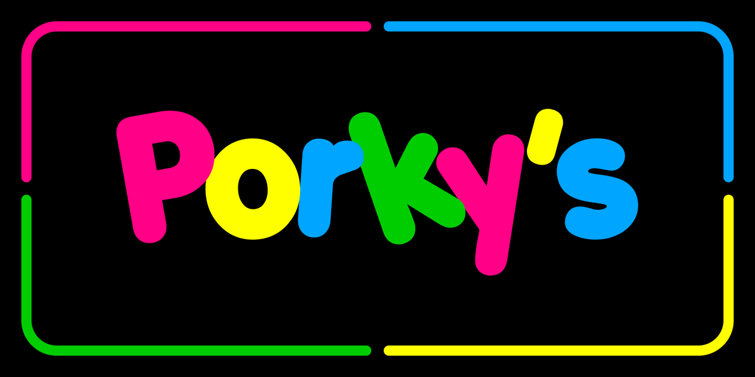 Porky's Font Poster #1