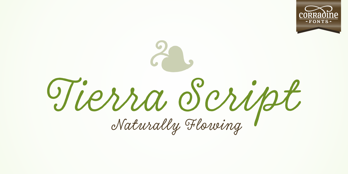 Tierra Script Font Poster #1