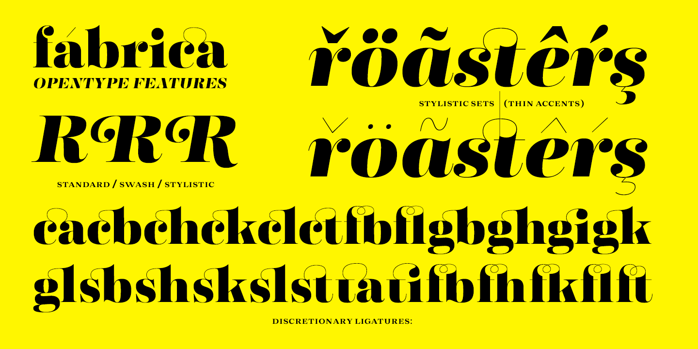 Fábrica Font Poster #1