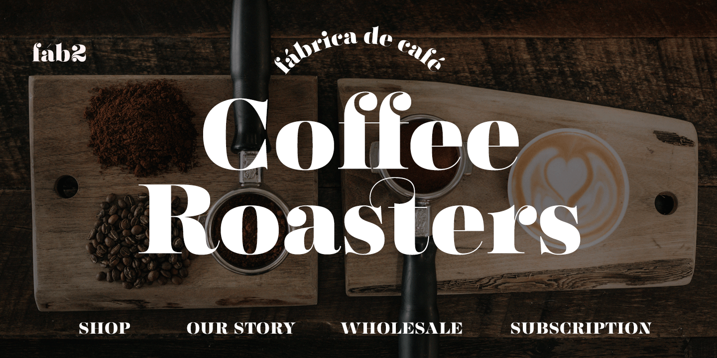 Fábrica Font Poster #1