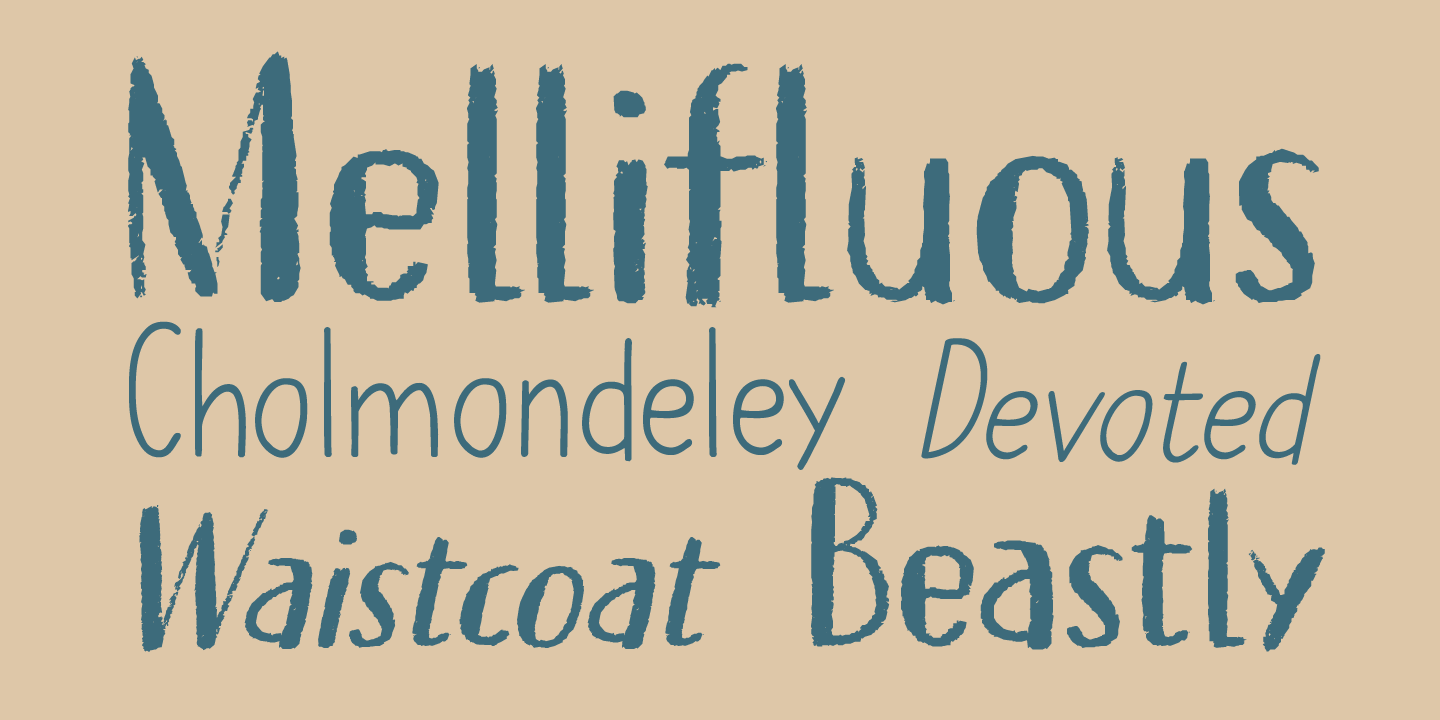 Erstwhile Font Poster #1