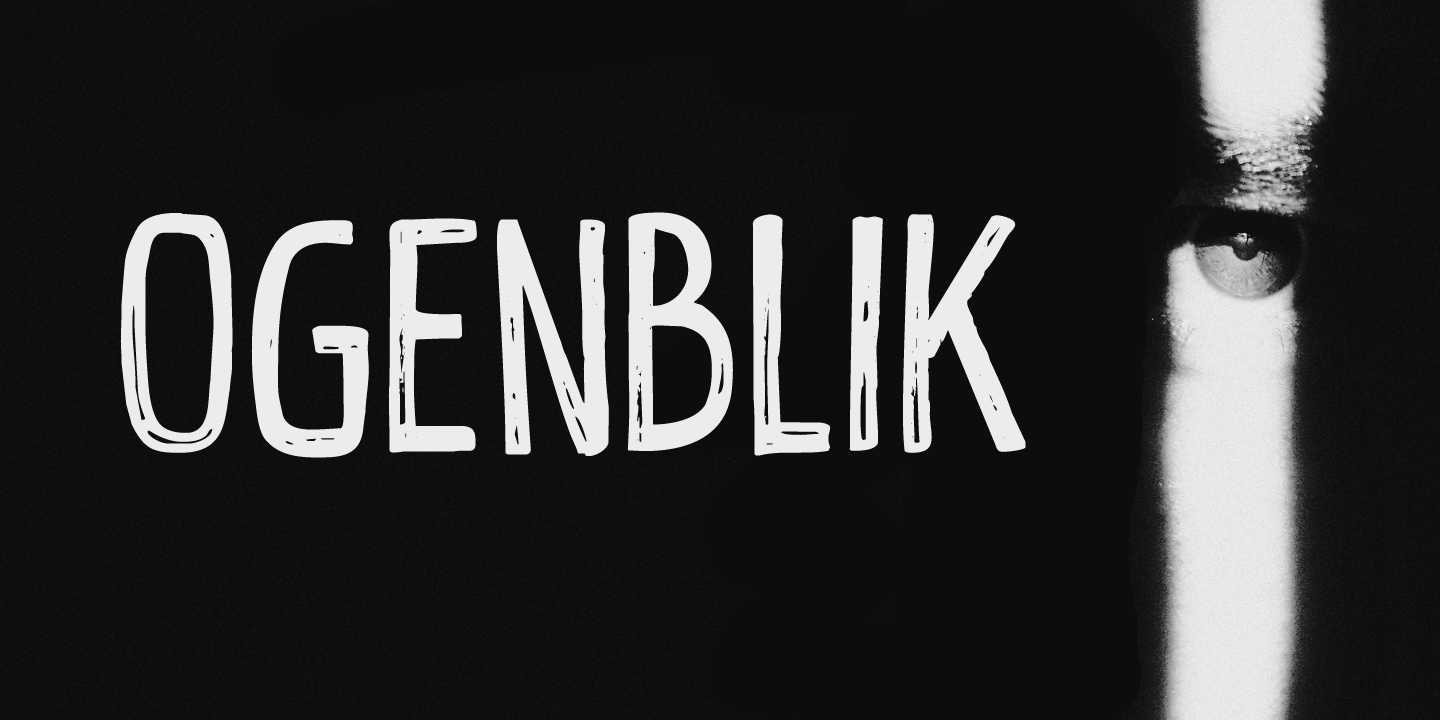 Ogenblik Font Poster #1