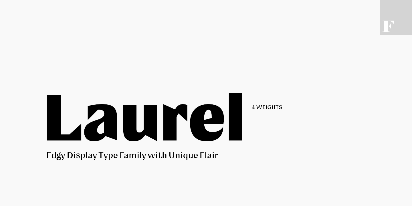 Laurel Font Poster #1