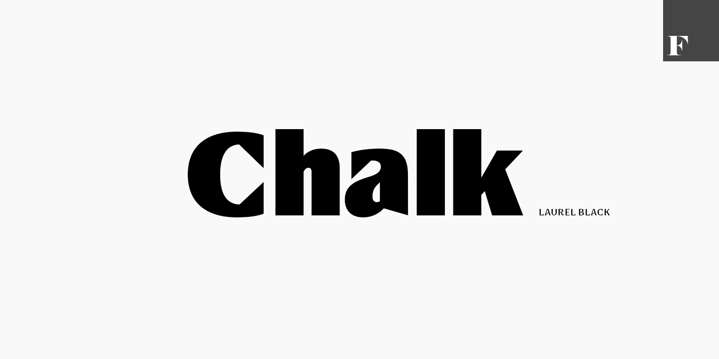 Laurel Font Poster #1