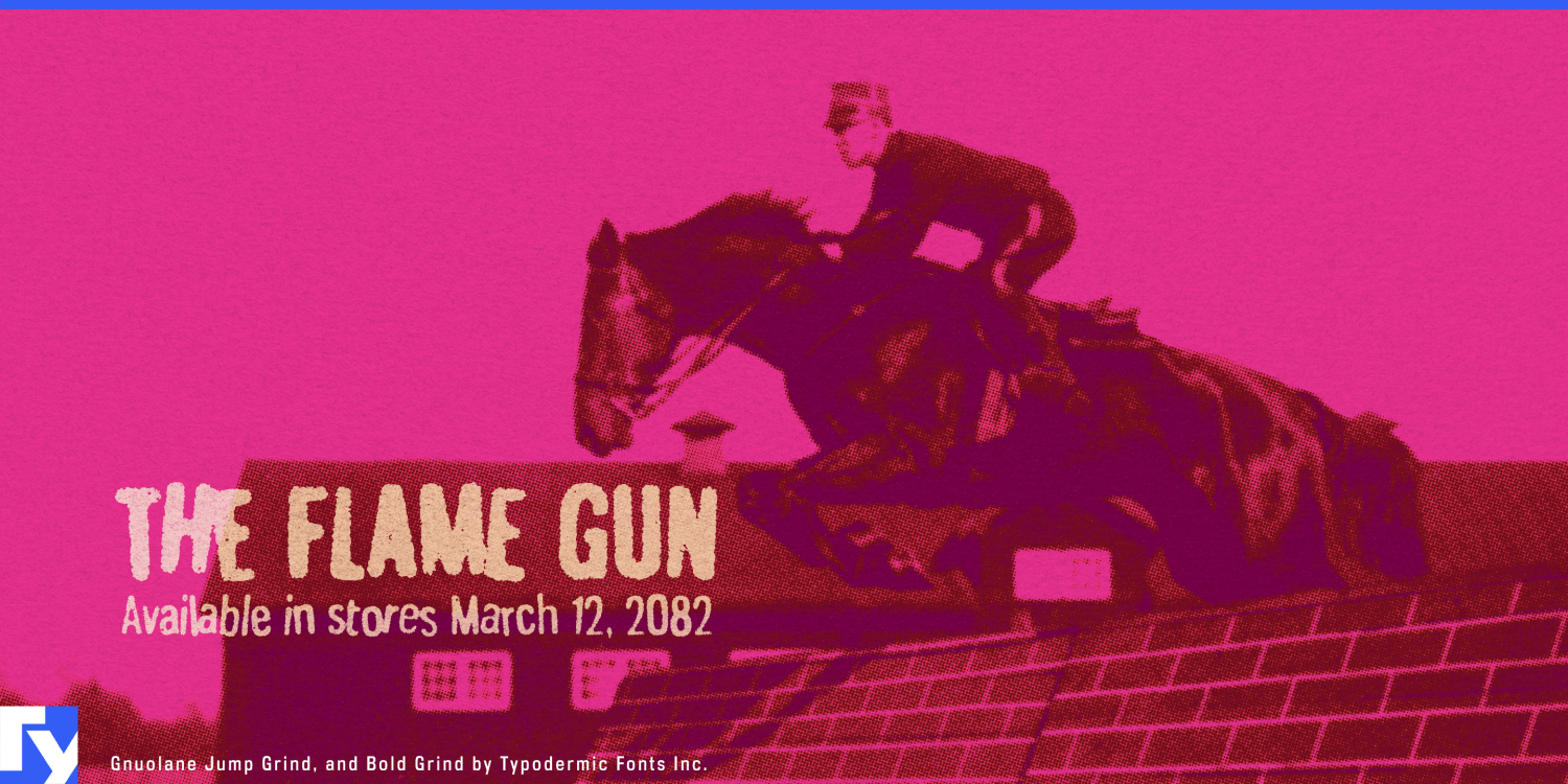 Gnuolane Jump Font Poster #1