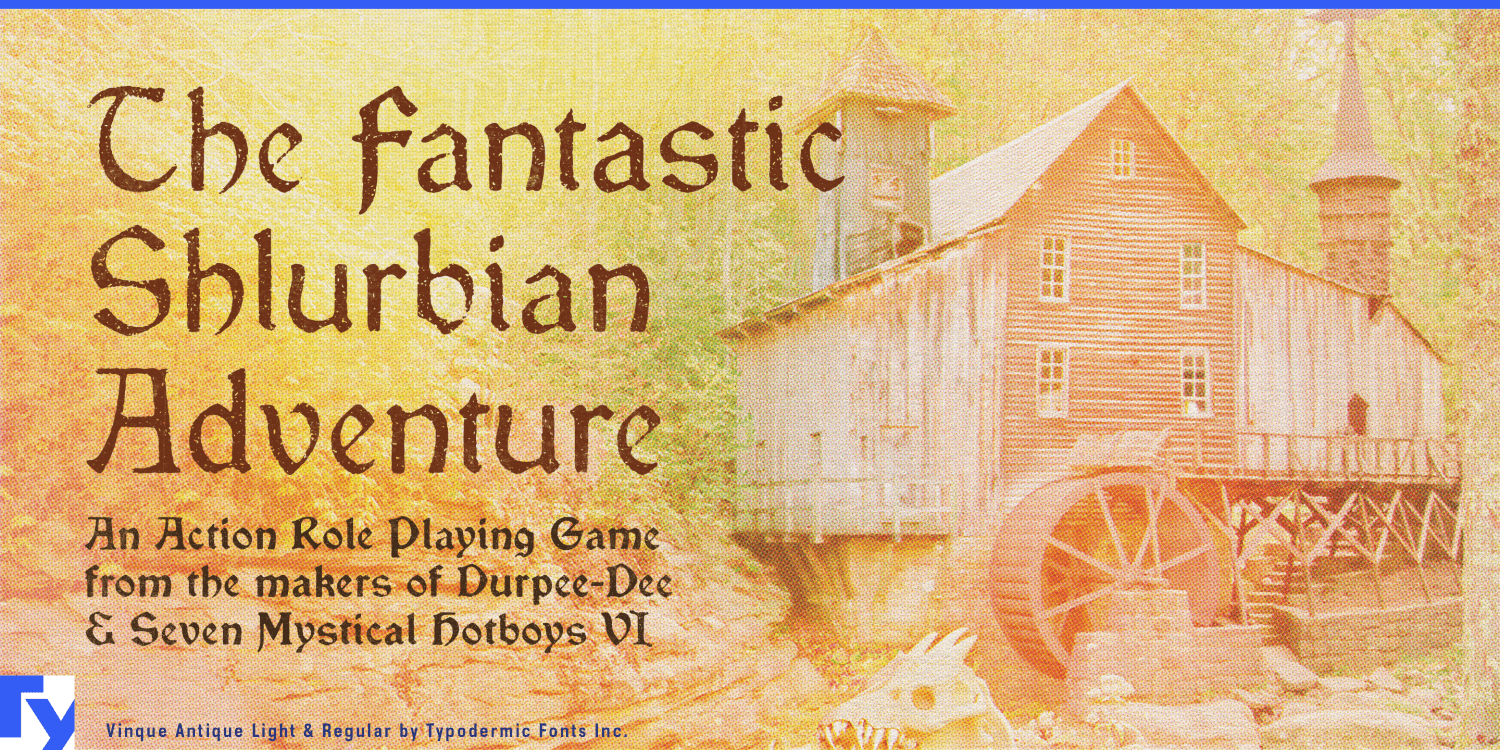 Vinque Antique Font Poster #1