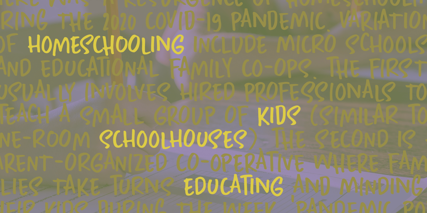 Home Education Font Poster #1