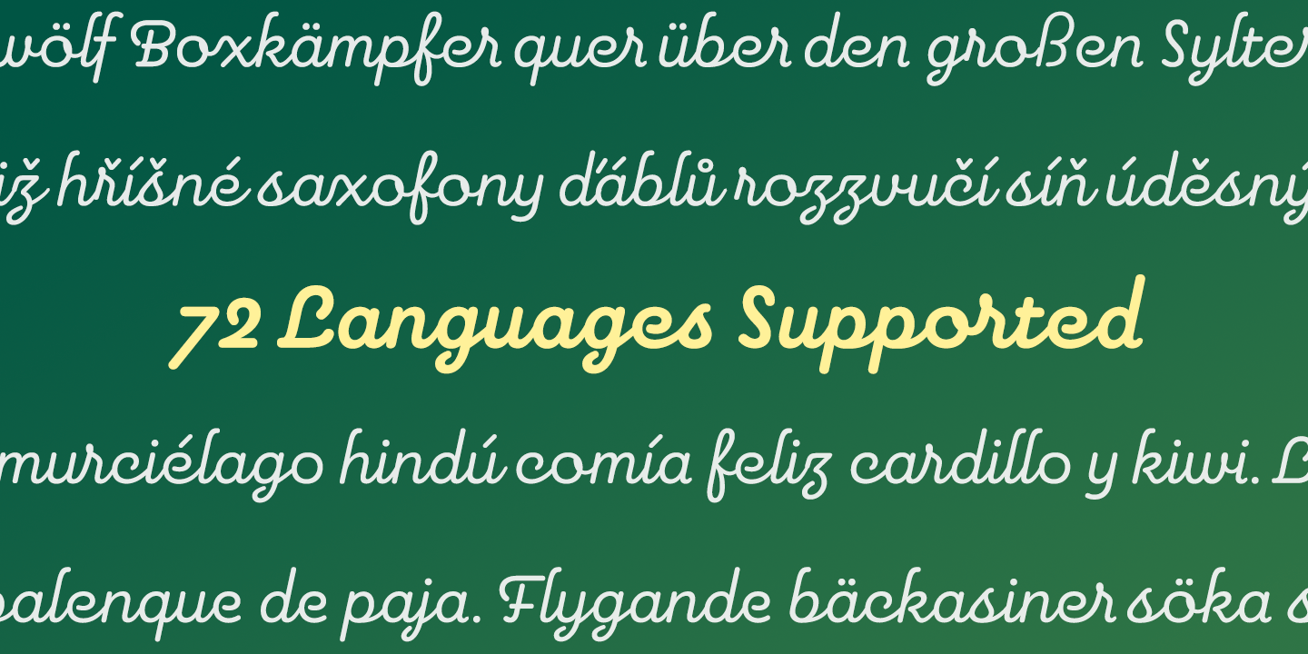 Pauline Script Font Poster #1