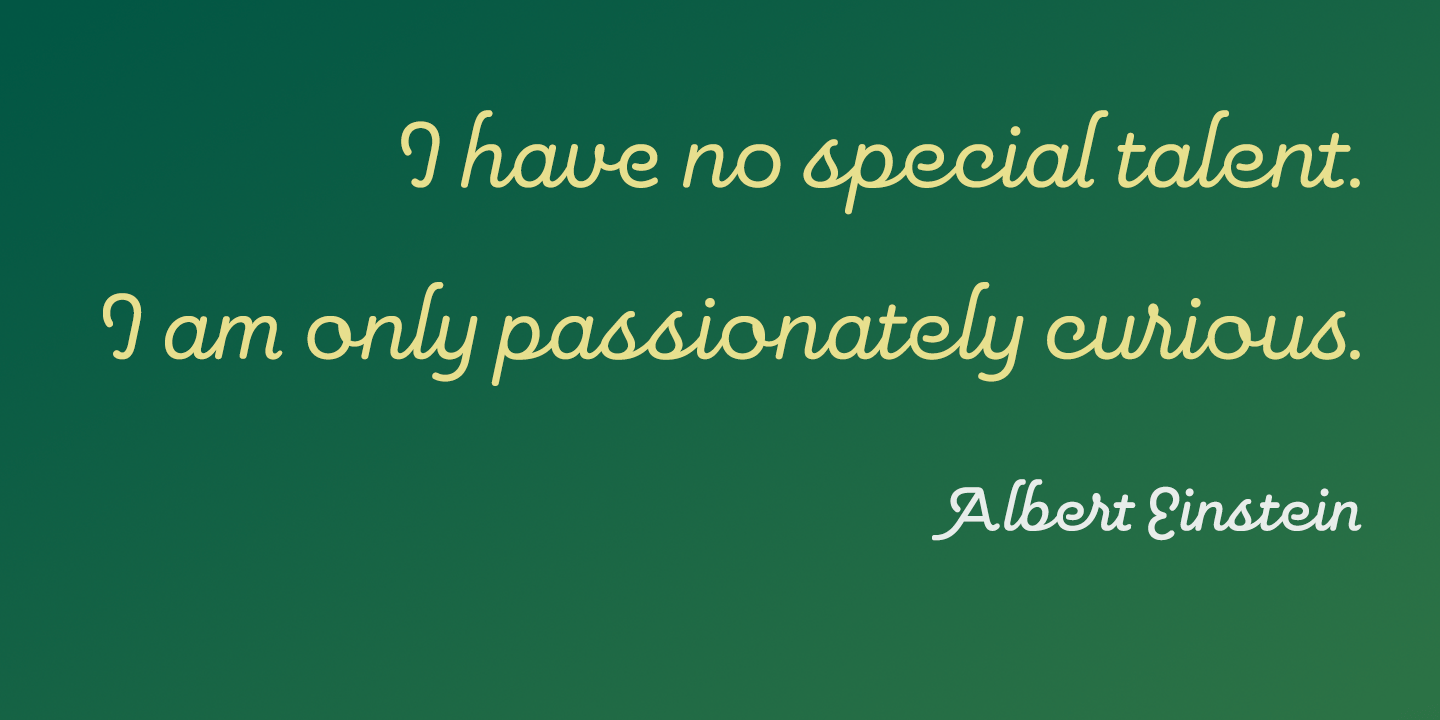 Pauline Script Font Poster #1