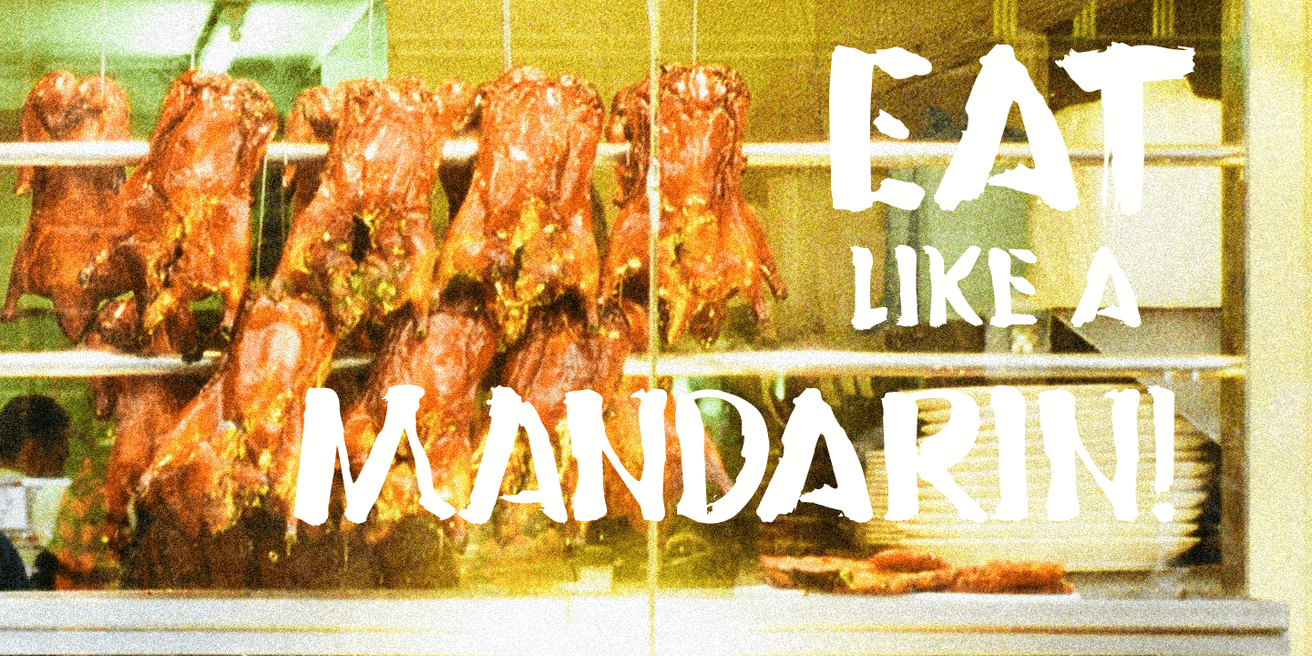 Peking Duck Font Poster #1
