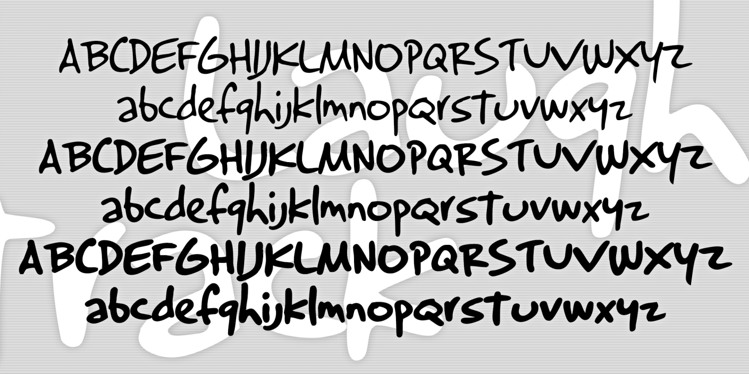 Laughtrack Font Family Poster
