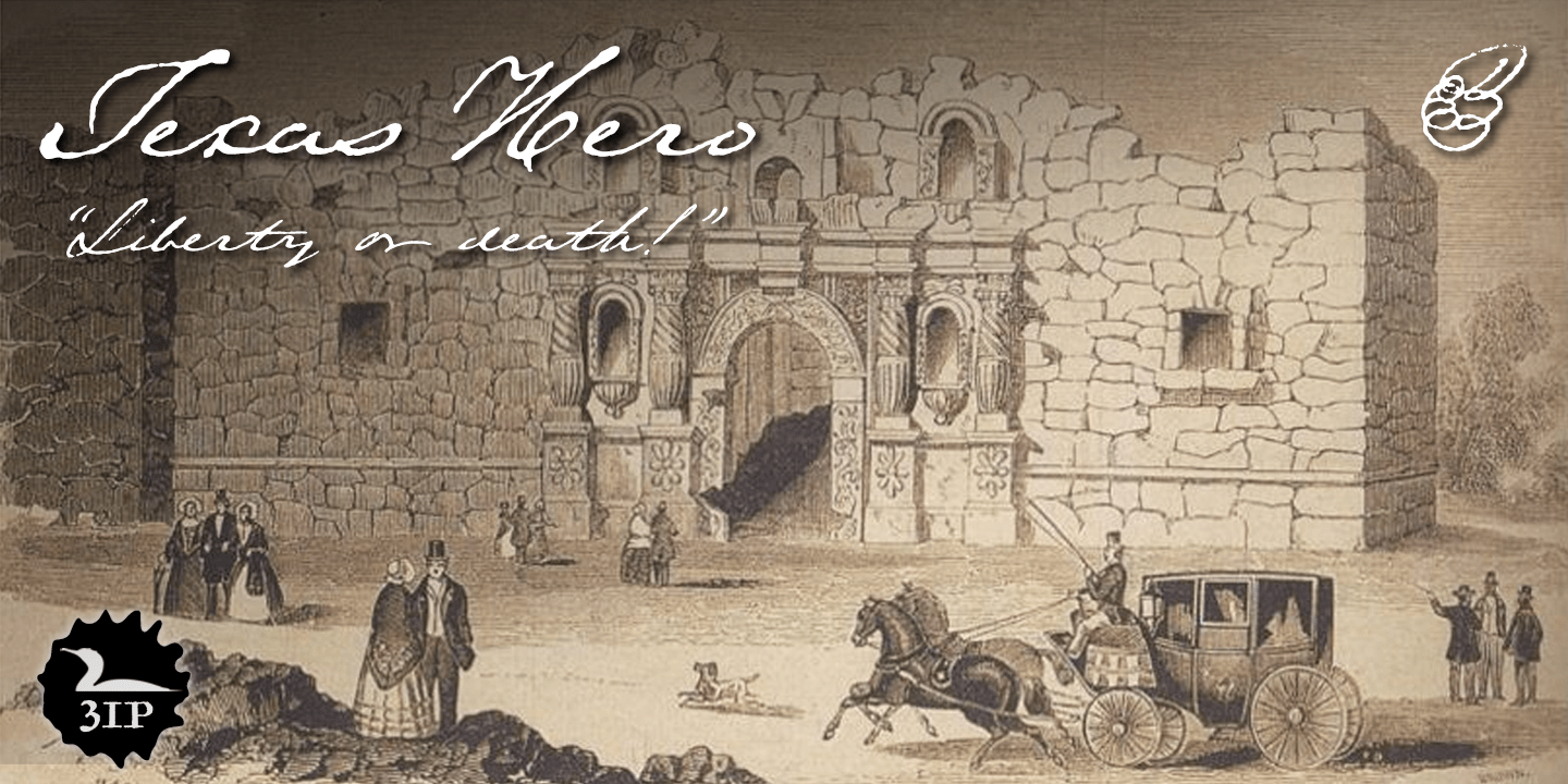 Texas Hero Font Poster #1