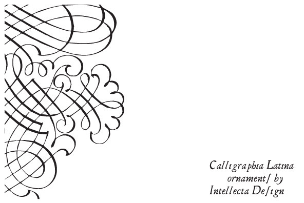 Calligraphia Latina Font Poster #1