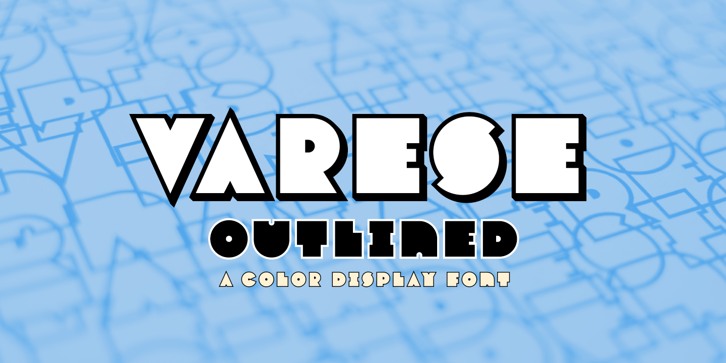 Varese Outlined Poster