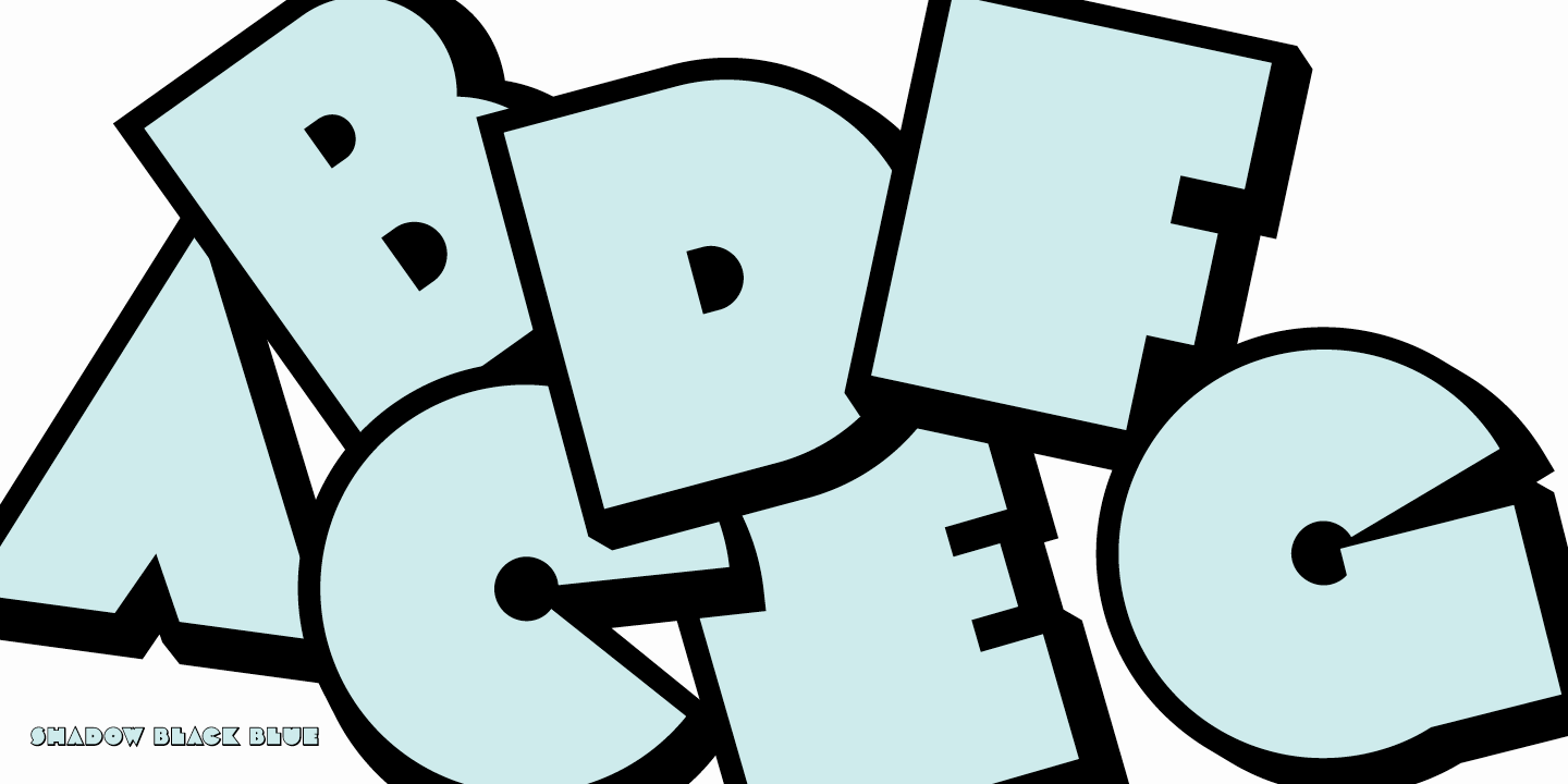 Varese Outlined Font Poster #1